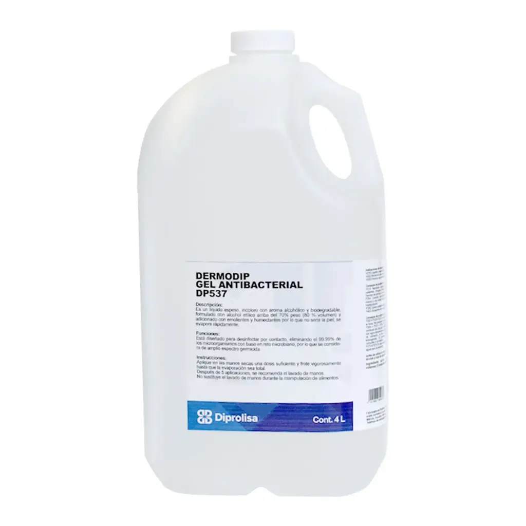 DERMODIP GEL ANTIBACTERIAL BOTE 4 LTS