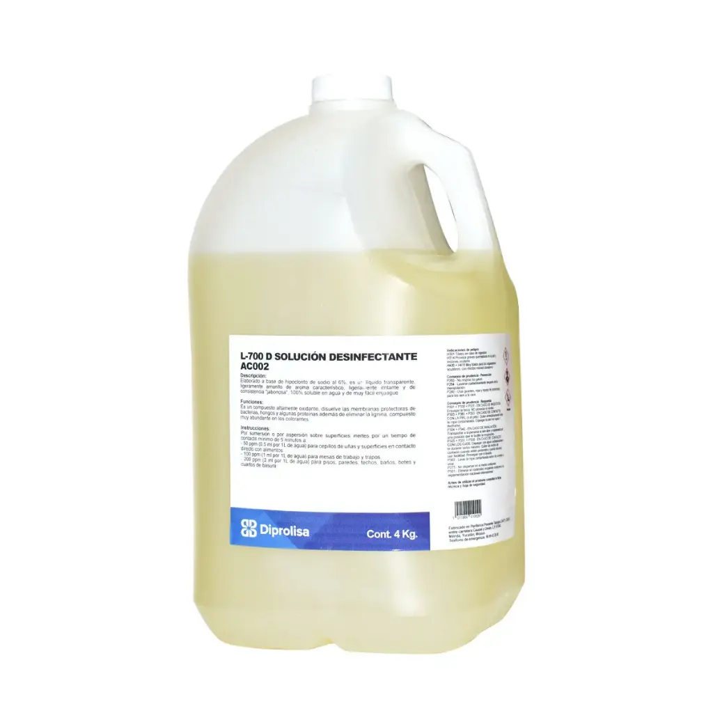 L-700 D SOLUCIÓN DESINFECTANTE PORRÓN 4 KG