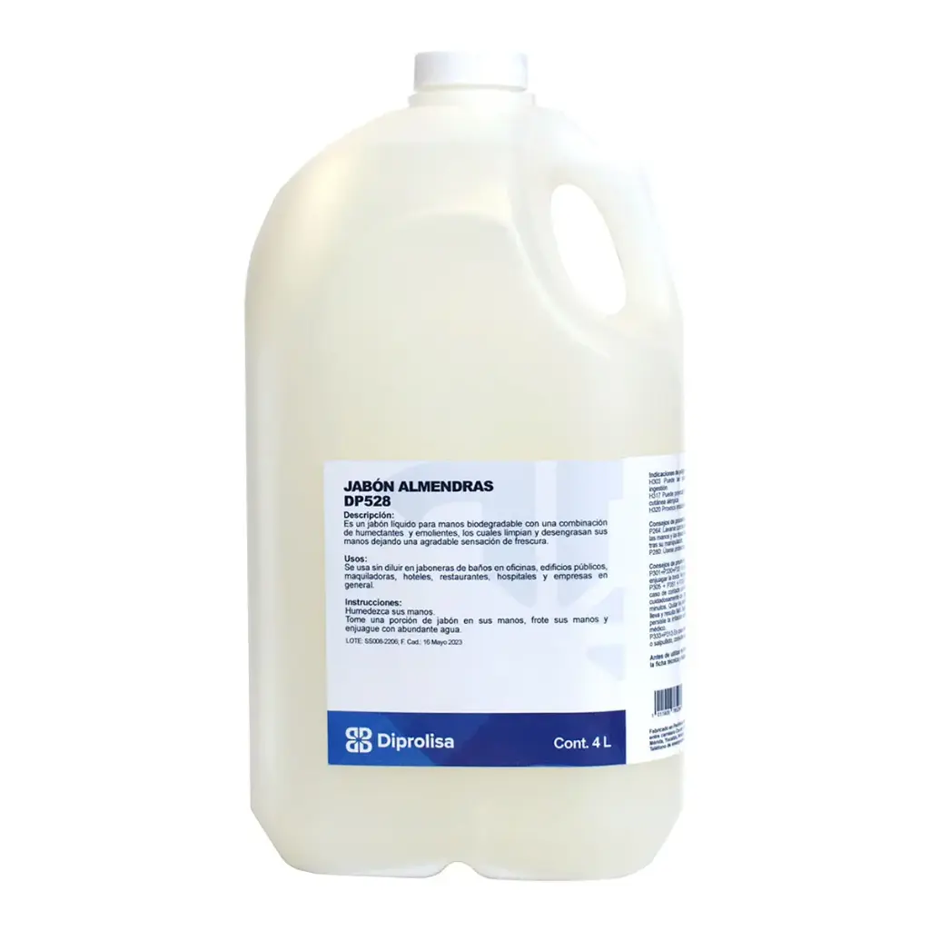 JABON MANOS ALMENDRAS II  BOTE 4 LTS
