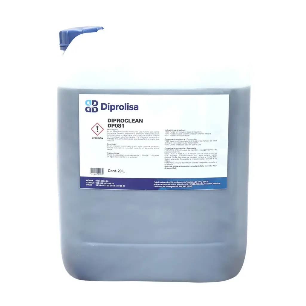 DETERGENTE DIPROCLEAN  PORRON 20 LTS