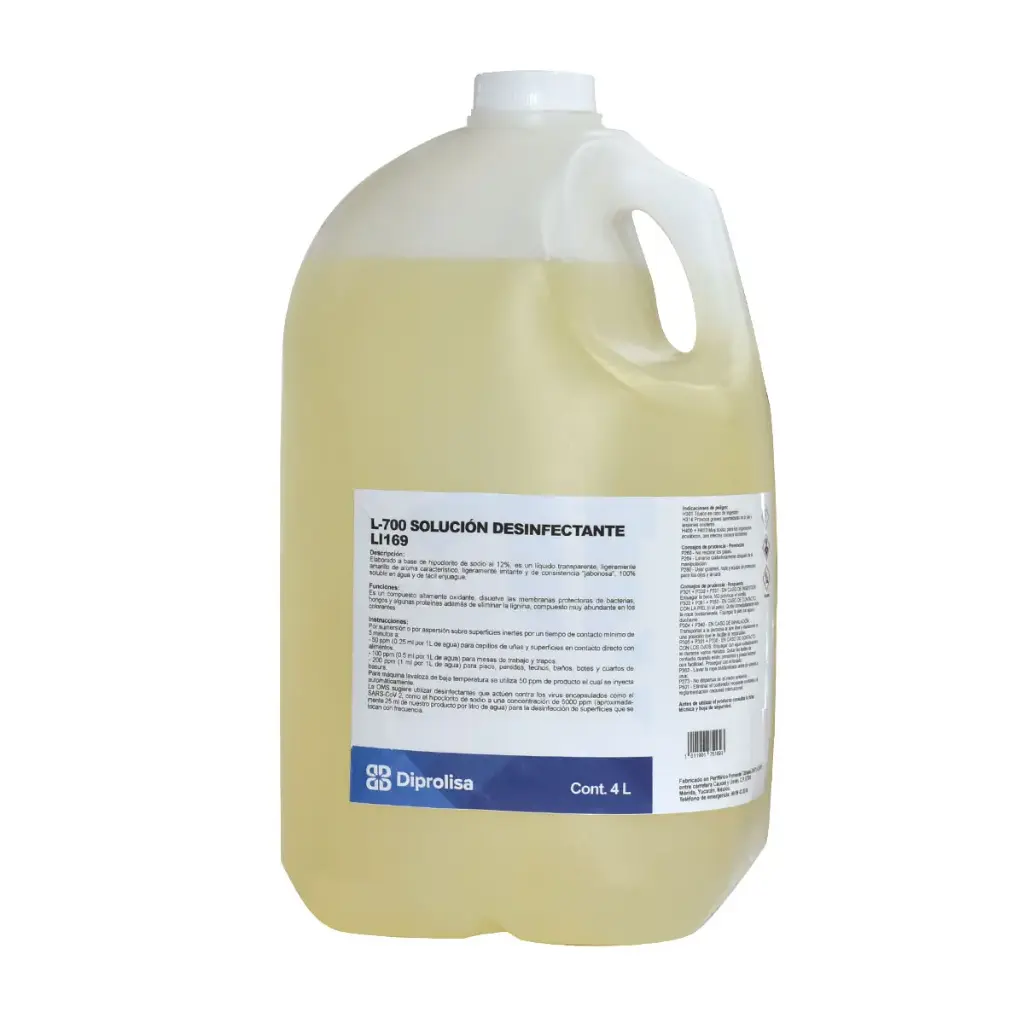 L-700 SOLUCIÓN DESINFECTANTE PORRÓN 4 L