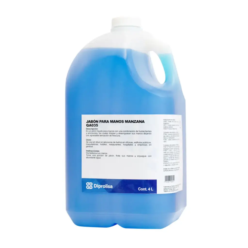 JABON PARA MANOS MANZANA  BOTE 4 LTS