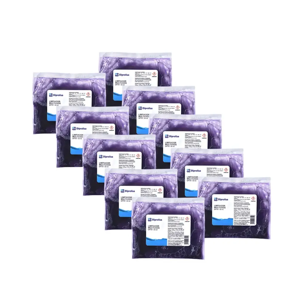 LIMPIADOR MULTIUSOS LAVANDA 30 ML BOLSA CON 10