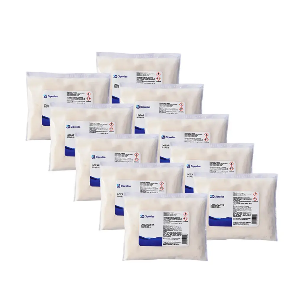 LOZA PASTA 80 gr ml  BOLSA CON 10 PZAS