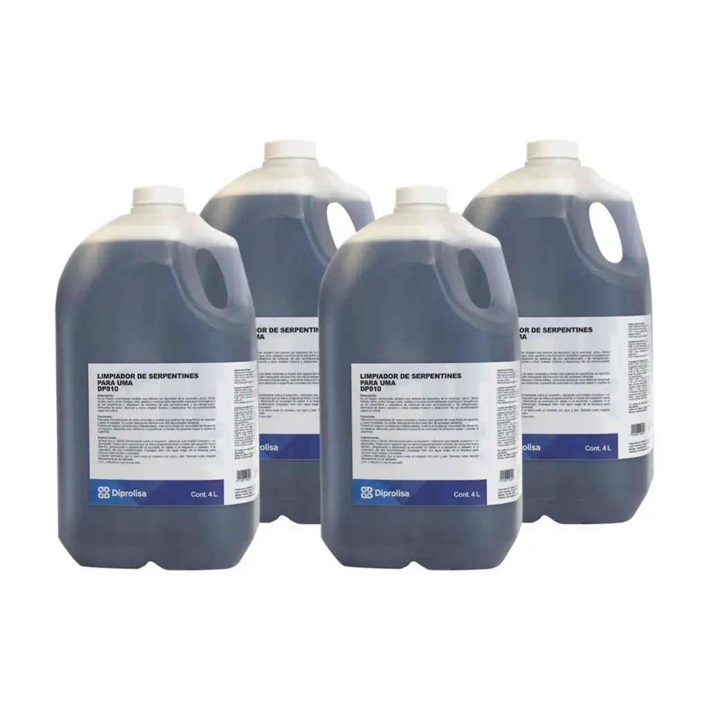 LIMPIADOR DE SERPENTINES ALCALINO PARA UMA 4 LT (C/4)