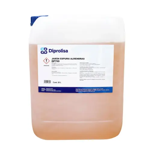 [DP700] JABON PARA MANOS ESPUMA ALMENDRA PORRON 20 LTS